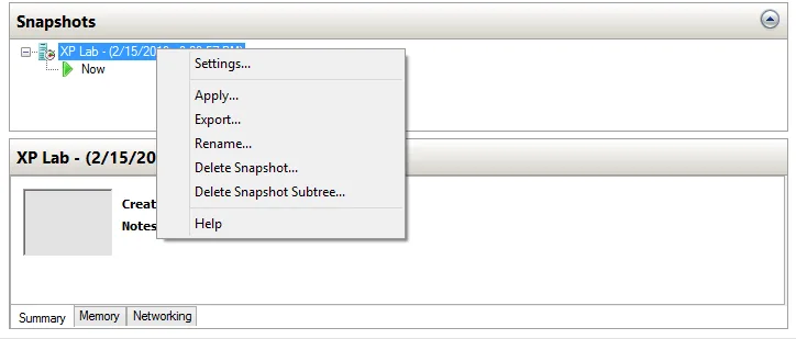 Figure 2 Export from the Context menu