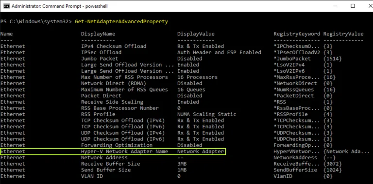 Viewing Hyper-V’s Network Device Name in the Guest with PowerShell