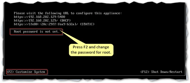 Set a password for root