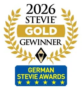 Gold Stevie Award – Cloud Applications & Services for 365 Total Protection: a unified, cloud-native security platform 