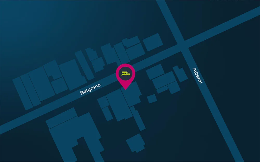 Tandil office map