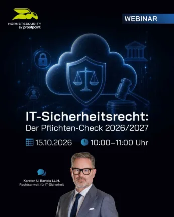 Webinar IT-Sicherheitsrecht: Der Pflichten-Check 2026/2027 // LinkedIn Co-branded