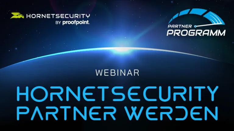 Hornetsecurity Partner werden Webinar