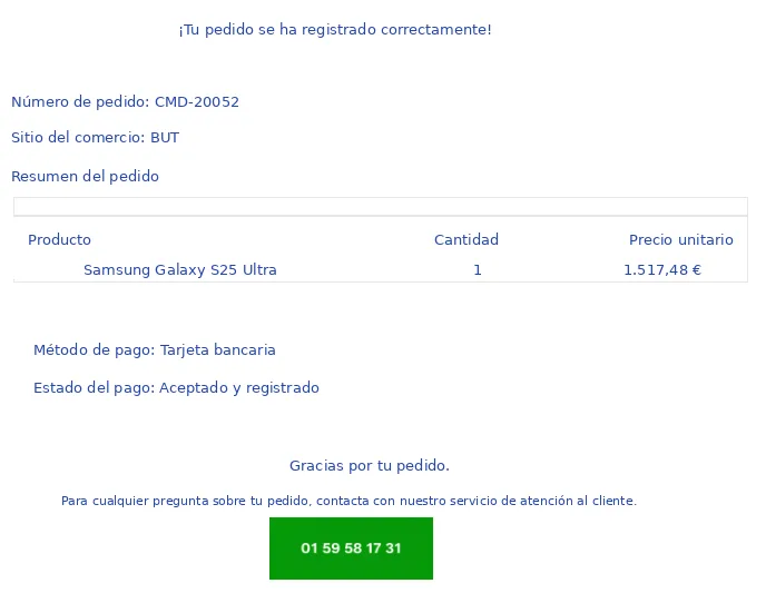 Suplantación de BUT, septiembre de 2026