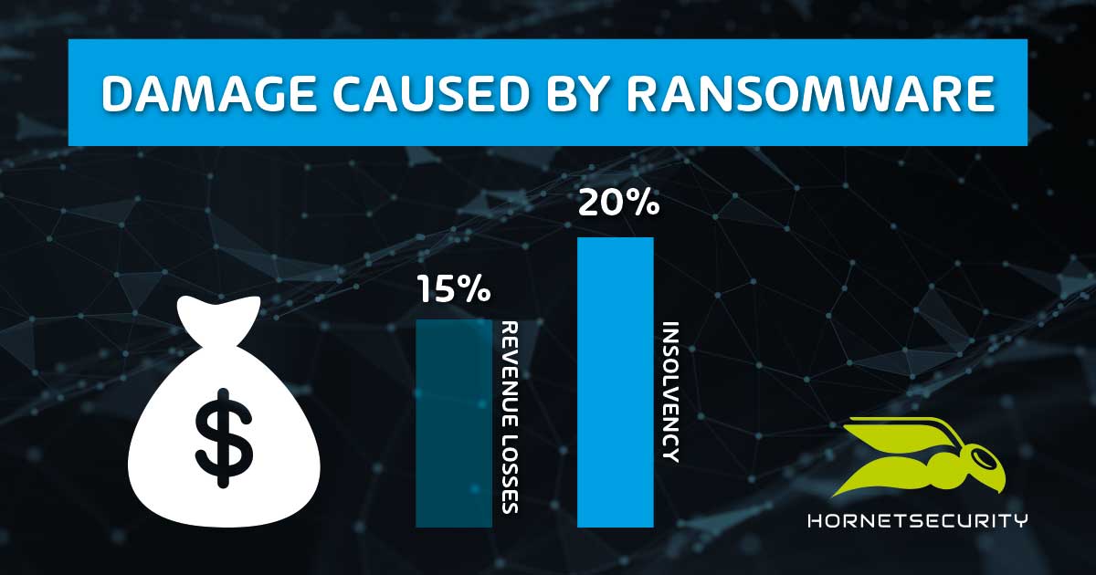 Damage caused by ransomware