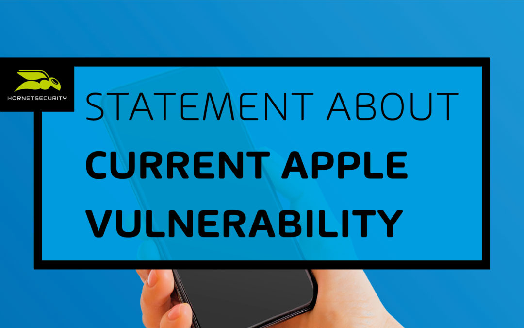 Hornetsecurity analyses security gap in Apple’s standard email app