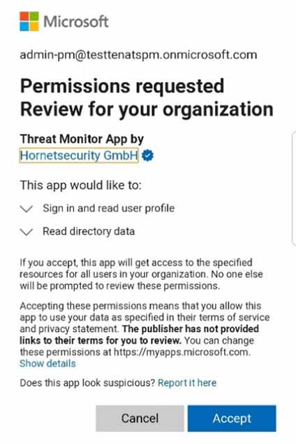 OAuth Permission Request
