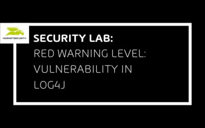 Red alert: Warning due to critical security vulnerability Log4Shell