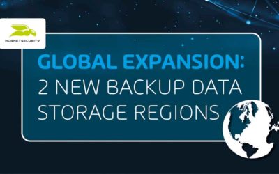 La expansión global de Hornetsecurity continúa con dos nuevas regiones de almacenamiento de datos de backup