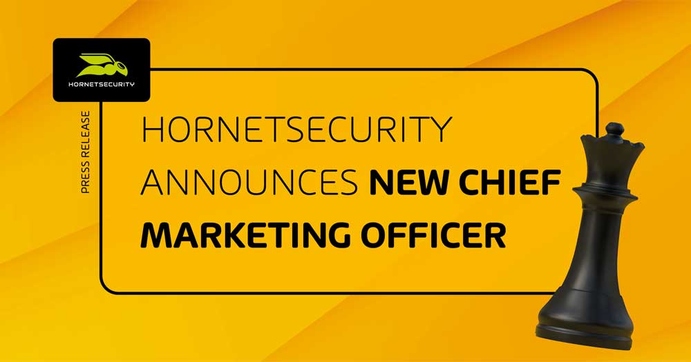 Hornetsecurity announces new Chief Marketing Officer