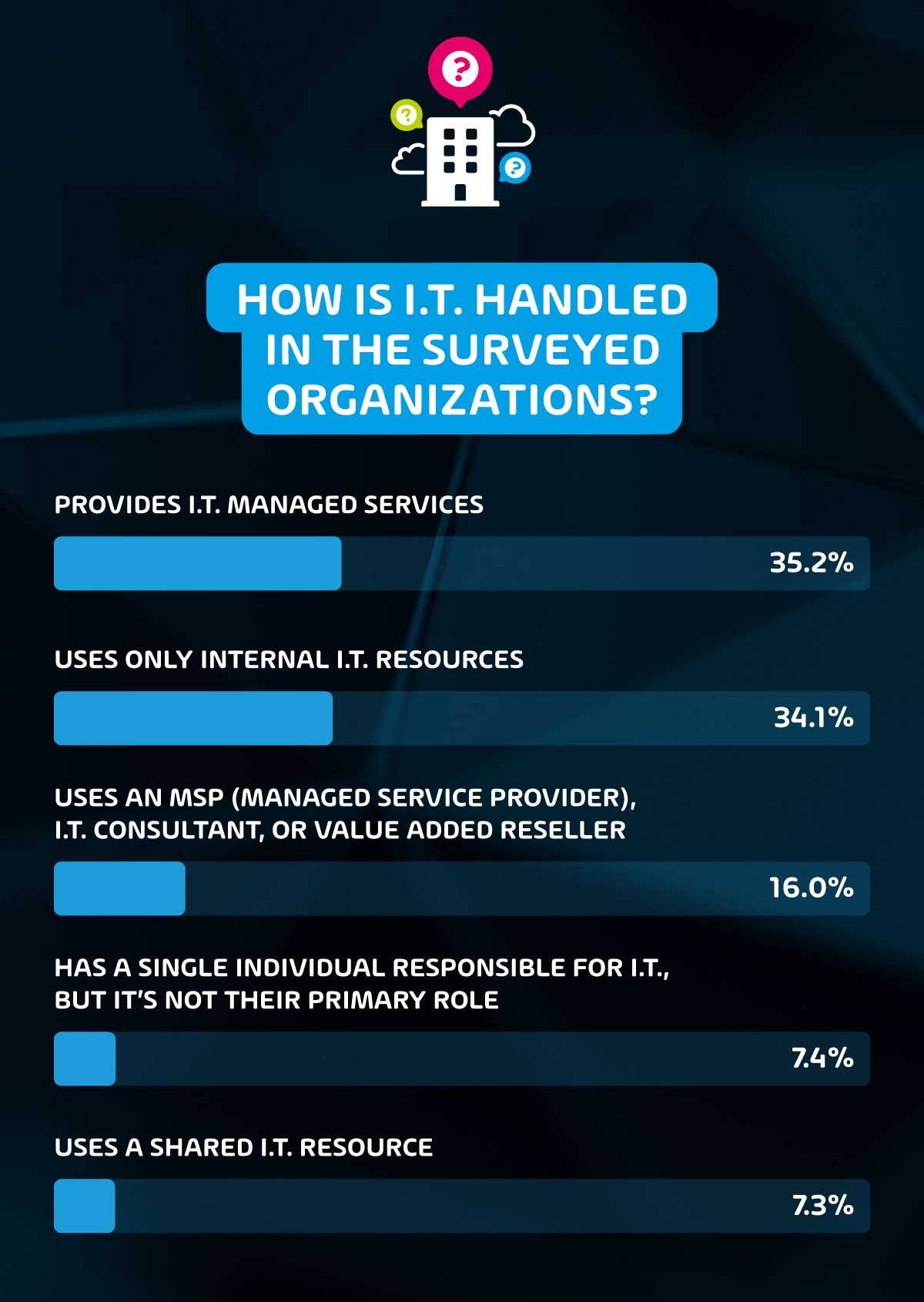 I.T. Role in surveyed organizations