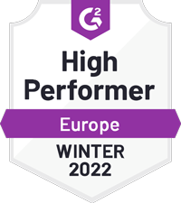 G2 High Performer Europe Winter 2022