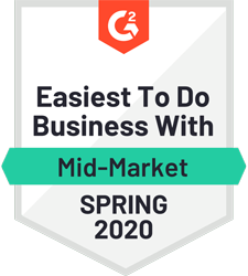 G2 - Easiest To Do Business With - Mid Market