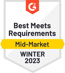 G2 - SaaS Backup Best Meets Requirements Mid Market