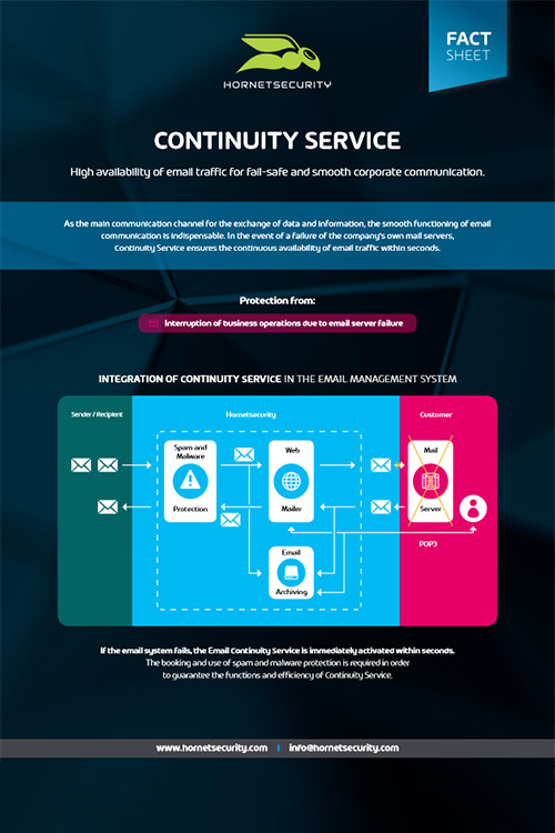 Fact Sheet Continuity Service