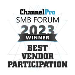 ChannelPro - SMB Forum Winner, Best Vendor Participation