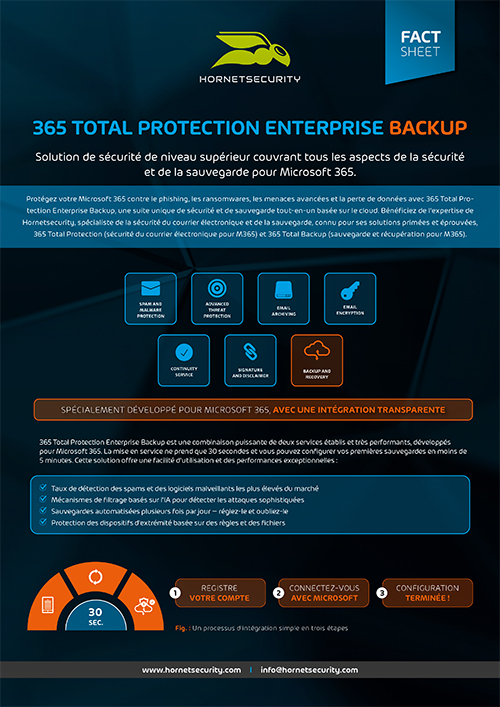 Fiche d’information 365 Total Protection Enterprise Backup