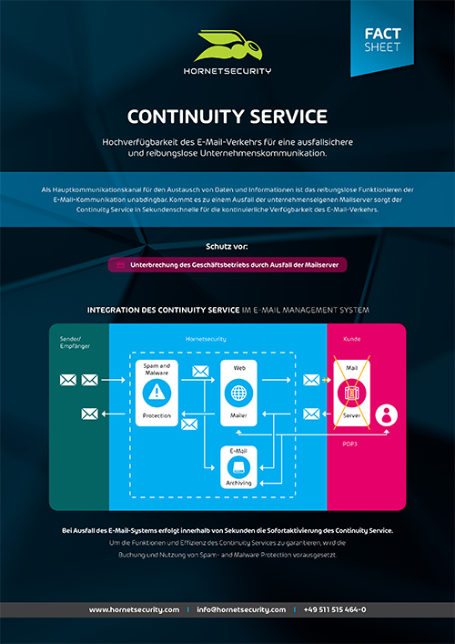 Fact Sheet Continuity Service