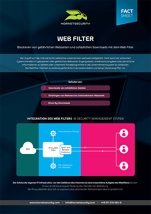 Fact Sheet Web Filter