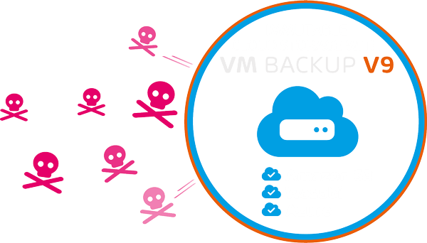 Immutable cloud storage with VM Backup V9