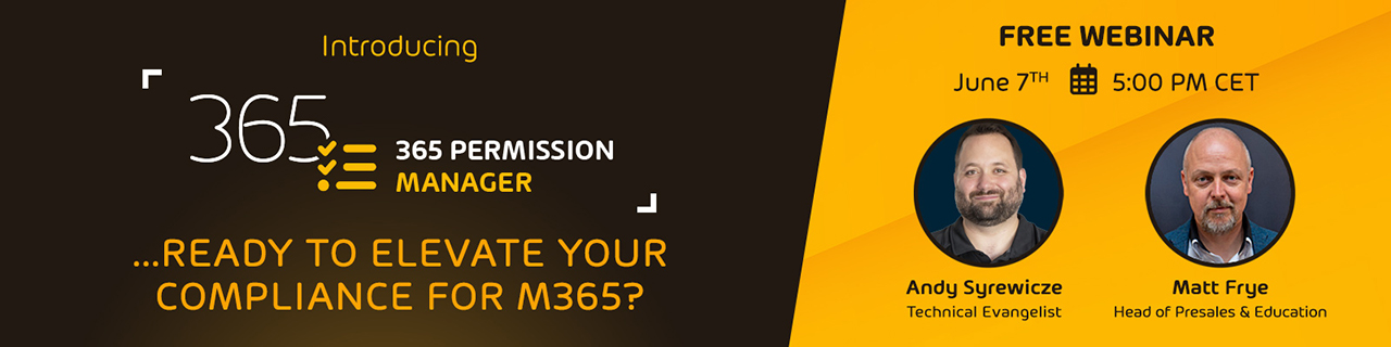Introducing 365 Permission Manager