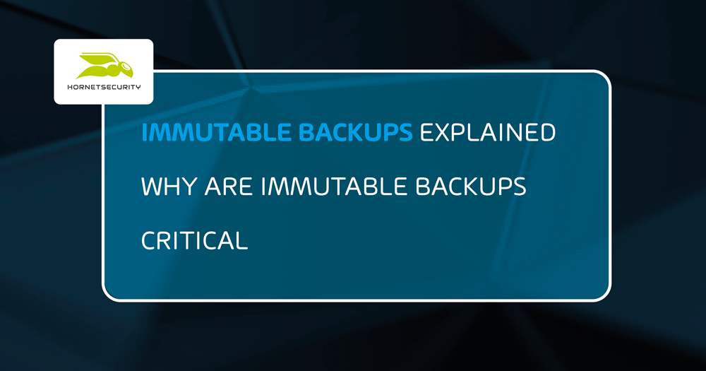 Immutable Backups Explained – Why Are Immutable Backups Critical