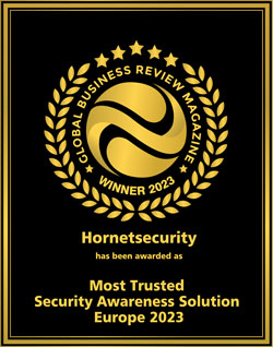 Global Business Review Magazine - Most Trusted Security Awareness Solution Europe 2023