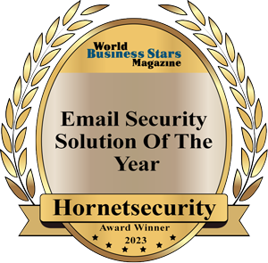 World Business Stars Magazine - Email Security Solution Of The Year Winner